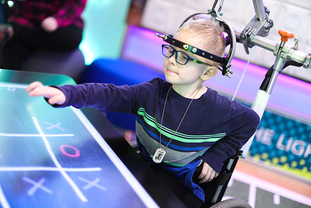 Boy playing